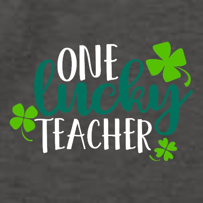 One Lucky Teacher St Patrick's Day Vector Backpack