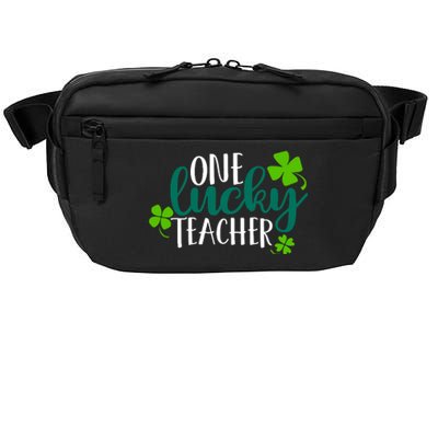 One Lucky Teacher St Patrick's Day Crossbody Pack