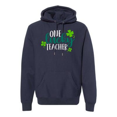 One Lucky Teacher St Patrick's Day Premium Hoodie