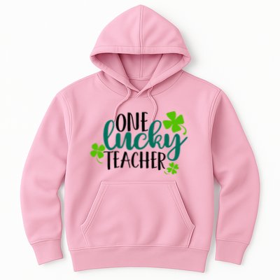 One Lucky Teacher St Patrick's Day Hoodie