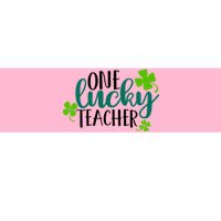 One Lucky Teacher St Patrick's Day Bumper Sticker