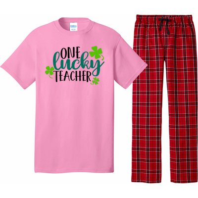 One Lucky Teacher St Patrick's Day Pajama Set