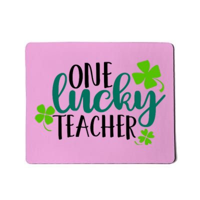 One Lucky Teacher St Patrick's Day Mousepad