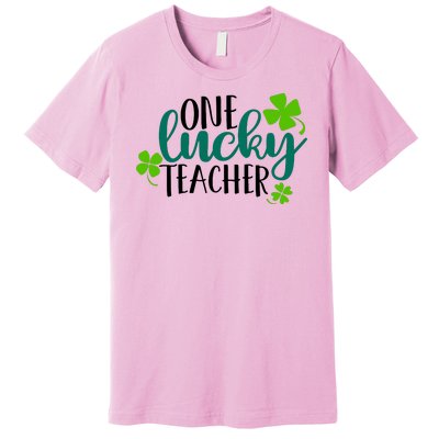 One Lucky Teacher St Patrick's Day Premium T-Shirt