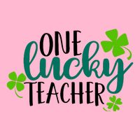One Lucky Teacher St Patrick's Day Visor