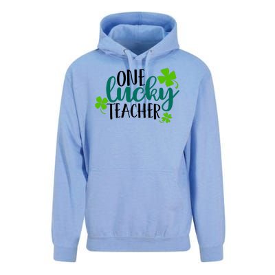 One Lucky Teacher St Patrick's Day Unisex Surf Hoodie