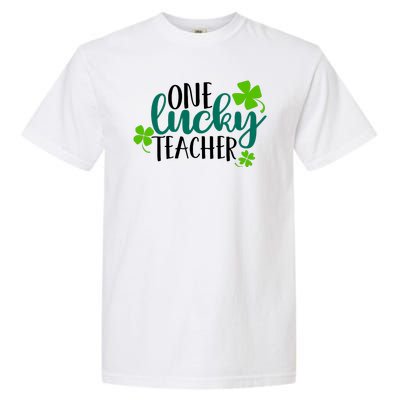 One Lucky Teacher St Patrick's Day Garment-Dyed Heavyweight T-Shirt