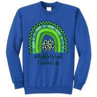 One Lucky Teacher St Patrick's Day Middle School Teacher For Gift Sweatshirt