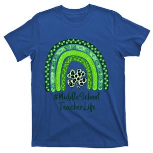 One Lucky Teacher St Patrick's Day Middle School Teacher For Gift T-Shirt