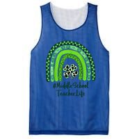 One Lucky Teacher St Patrick's Day Middle School Teacher For Gift Mesh Reversible Basketball Jersey Tank