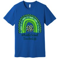 One Lucky Teacher St Patrick's Day Middle School Teacher For Gift Premium T-Shirt