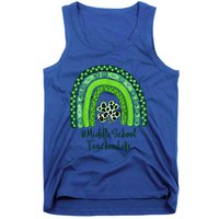 One Lucky Teacher St Patrick's Day Middle School Teacher For Gift Tank Top