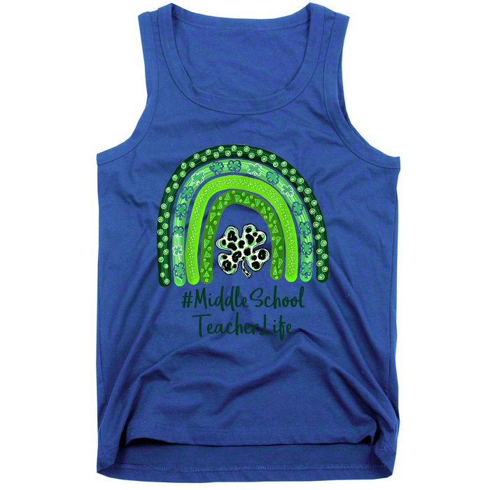 One Lucky Teacher St Patrick's Day Middle School Teacher For Gift Tank Top