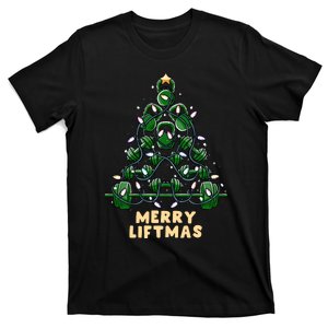 Oh Liftmas Tree Kettlebell Gym Ugly Christmas Sweater T-Shirt