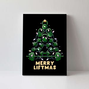 Oh Liftmas Tree Kettlebell Gym Ugly Christmas Sweater Canvas