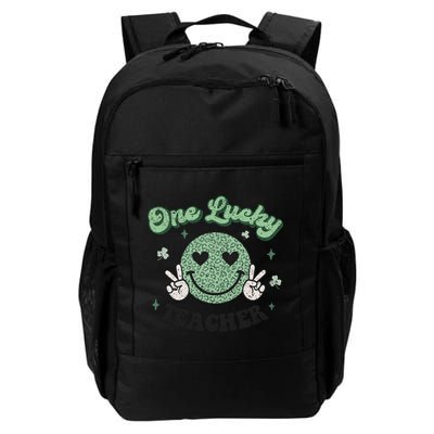 One Lucky Teacher Retro St Patrick’s Day School Appreciation Gift Backpack