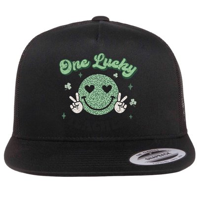 One Lucky Teacher Retro St Patrick’s Day School Appreciation Gift Flatbill Hat