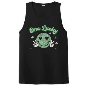 One Lucky Teacher Retro St Patrick’s Day School Appreciation Gift PosiCharge Competitor Tank