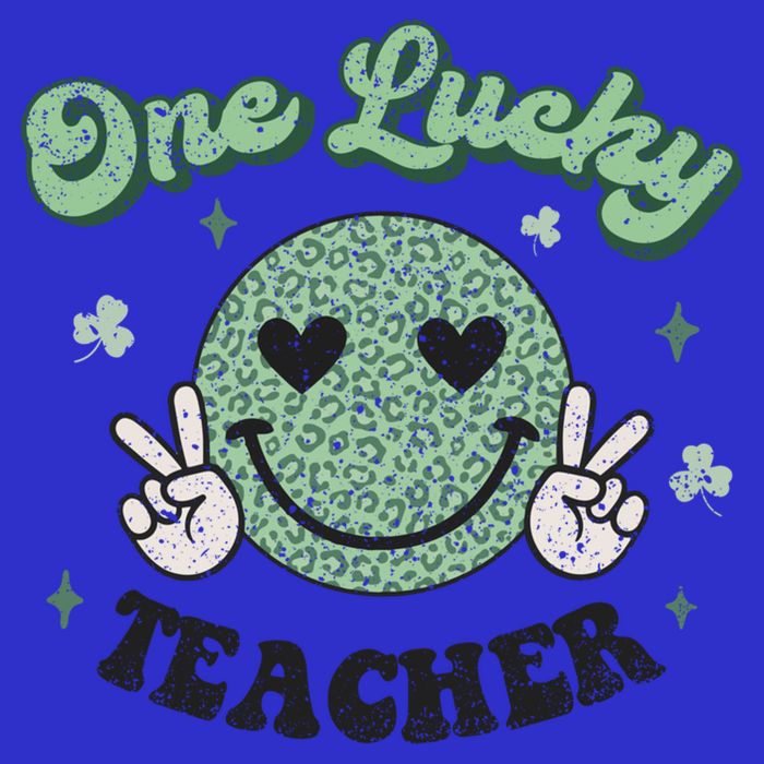 One Lucky Teacher Retro St Patrick’s Day School Appreciation Gift 16 in Basic Backpack