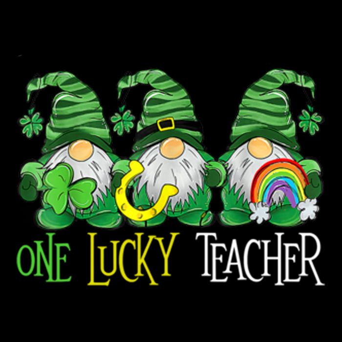 One Lucky Teacher Gnome St Patrick's Day City Backpack