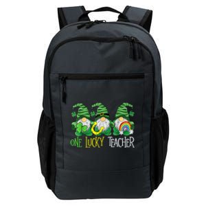 One Lucky Teacher Gnome St Patrick's Day Daily Commute Backpack