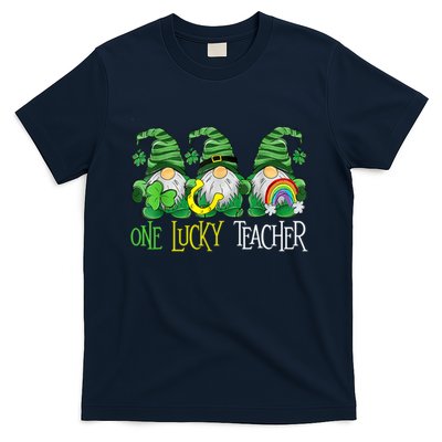 One Lucky Teacher Gnome St Patrick's Day T-Shirt