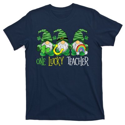 One Lucky Teacher Gnome St Patrick's Day T-Shirt