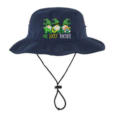 One Lucky Teacher Gnome St Patrick's Day Bucket Hat