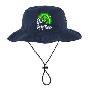 One Lucky Teacher Rainbow Leopard St Patrick’s Day Legacy Cool Fit Booney Bucket Hat