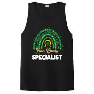 One Lucky Technology Specialist Rainbow St Patricks Day Gift PosiCharge Competitor Tank