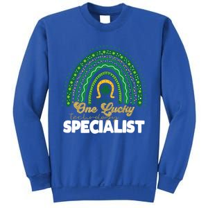 One Lucky Technology Specialist Rainbow St Patricks Day Gift Sweatshirt