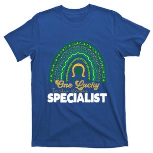 One Lucky Technology Specialist Rainbow St Patricks Day Gift T-Shirt