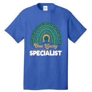 One Lucky Technology Specialist Rainbow St Patricks Day Gift Tall T-Shirt