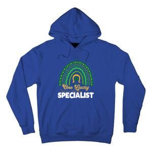 One Lucky Technology Specialist Rainbow St Patricks Day Gift Tall Hoodie