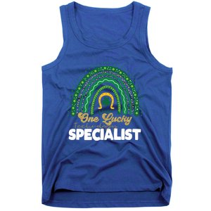 One Lucky Technology Specialist Rainbow St Patricks Day Gift Tank Top