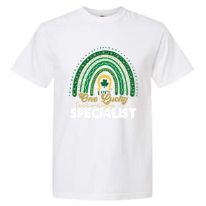 One Lucky Technology Specialist Rainbow St Patricks Day Gift Garment-Dyed Heavyweight T-Shirt