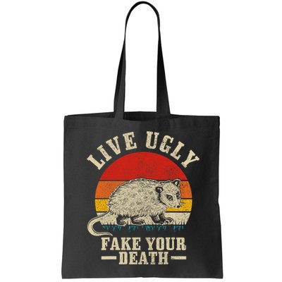 Opossum Live Ugly Fake Your Death Vintage Funny Opossum Bag