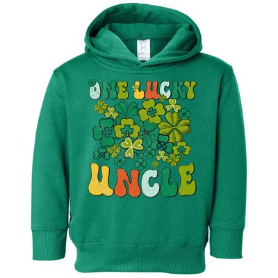 One Lucky Uncle Happy St Patrick's Day Irish Family Toddler Hoodie