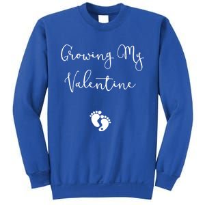 Our Little Valentine Valentines Day Pregnancy Announcet Gift Sweatshirt