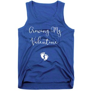 Our Little Valentine Valentines Day Pregnancy Announcet Gift Tank Top