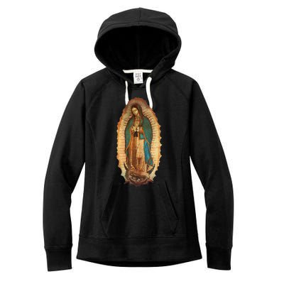 Our Lady Virgen De Guadalupe Virgin Mary Women's Fleece Hoodie