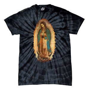 Our Lady Virgen De Guadalupe Virgin Mary Tie-Dye T-Shirt