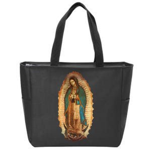 Our Lady Virgen De Guadalupe Virgin Mary Zip Tote Bag