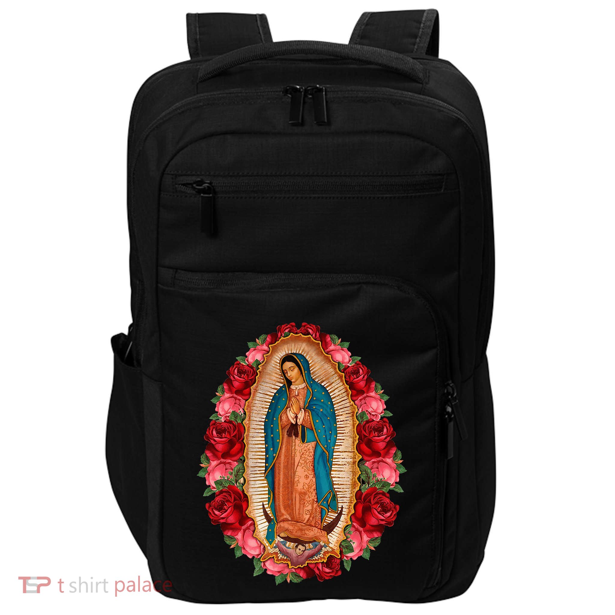 Our Lady Virgen De Guadalupe Virgin Mary Gracias Madre Impact Tech Backpack