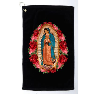 Our Lady Virgen De Guadalupe Virgin Mary Gracias Madre Golf Towel