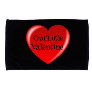 Our Little Valentine For Expectant Mothers Funny Gift Microfiber Hand Towel