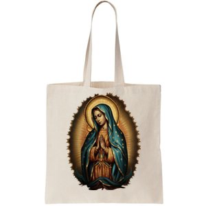 Our Lady Virgen De Guadalupe Virgin Mary Catholic Saint Art Tote Bag