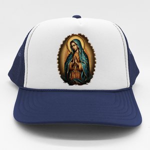 Our Lady Virgen De Guadalupe Virgin Mary Catholic Saint Art Trucker Hat