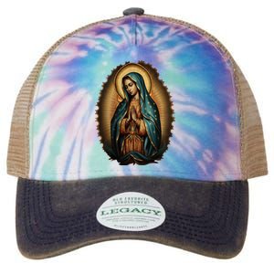 Our Lady Virgen De Guadalupe Virgin Mary Catholic Saint Art Legacy Tie Dye Trucker Hat