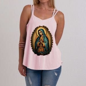 Our Lady Virgen De Guadalupe Virgin Mary Catholic Saint Art Women's Strappy Tank